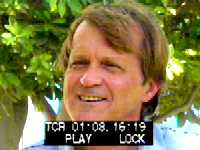 TV frame of Rick Davis, NBC Television News, in LAB Gulf War Collection. U-Md., College Park