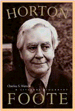 Horton Foote book
cover from 2003
-- Click to get
Chapter One free